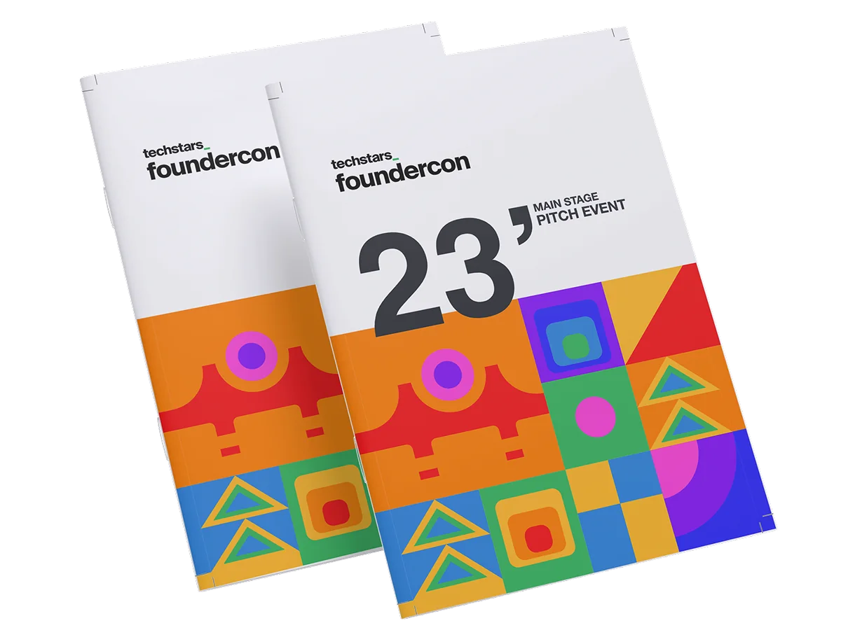 Techstars FounderCon printed programs